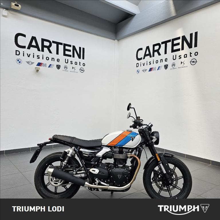 TRIUMPH Speed Twin 900 Pure White/Blue/Orange Abs