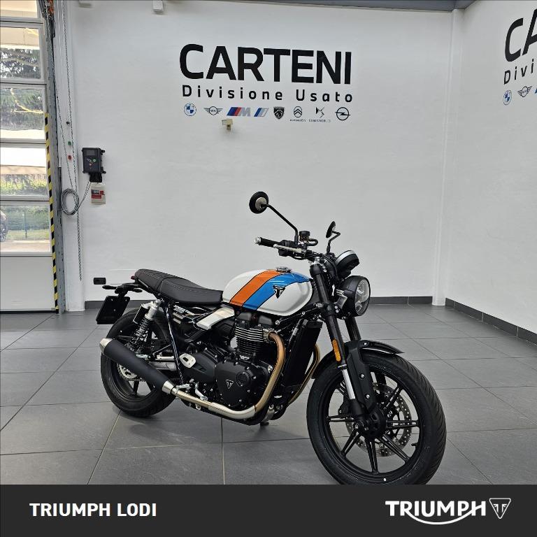 TRIUMPH Speed Twin 900 Pure White/Blue/Orange Abs
