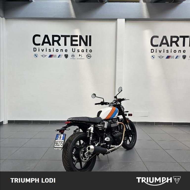 TRIUMPH Speed Twin 900 Pure White/Blue/Orange Abs