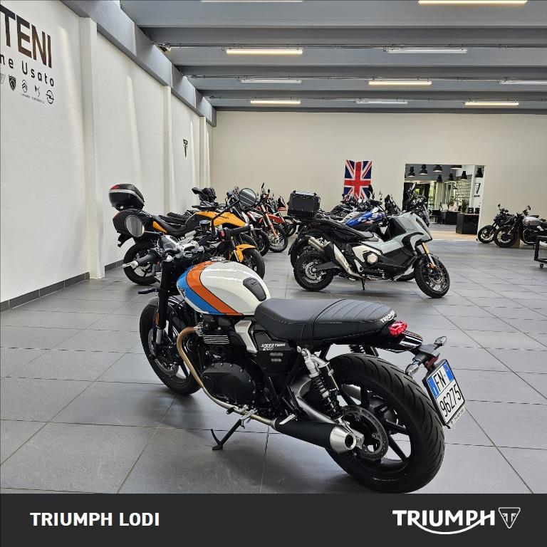 TRIUMPH Speed Twin 900 Pure White/Blue/Orange Abs