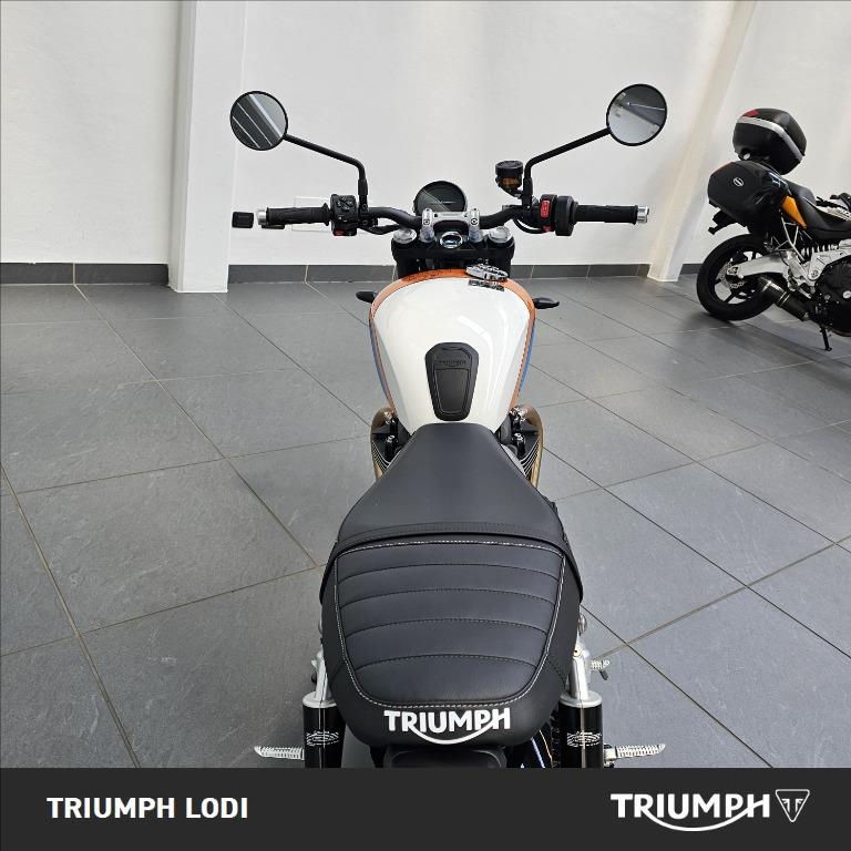 TRIUMPH Speed Twin 900 Pure White/Blue/Orange Abs