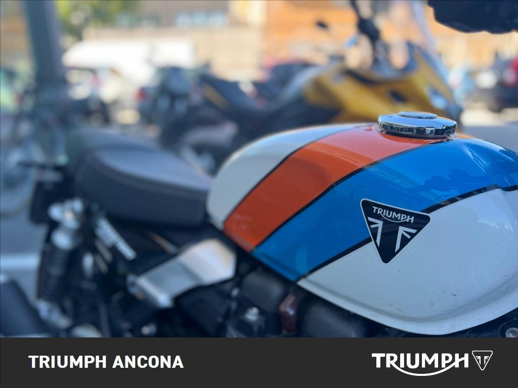 TRIUMPH Speed Twin 900 Pure White/Blue/Orange Abs