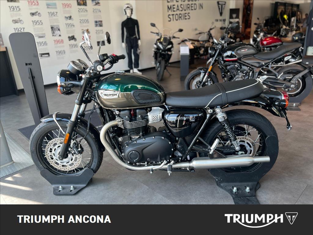 TRIUMPH Bonneville 900 T100 Competition Green/Ironstone E5+
