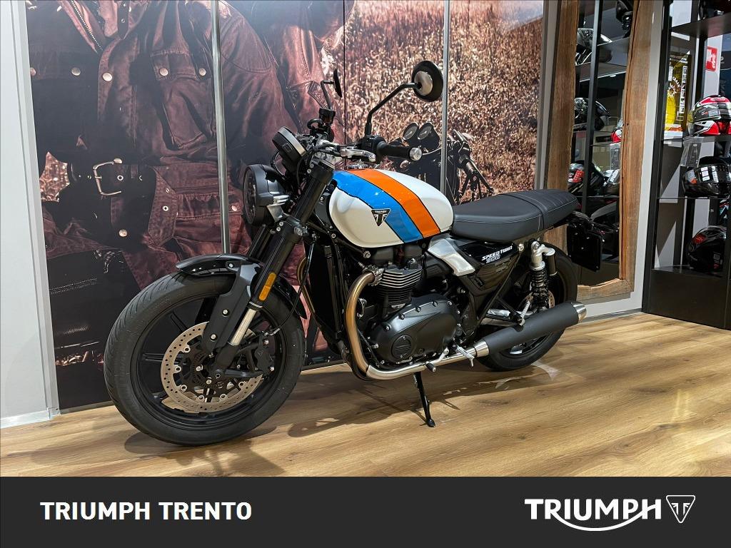 TRIUMPH Speed Twin 900 Pure White/Blue/Orange Abs