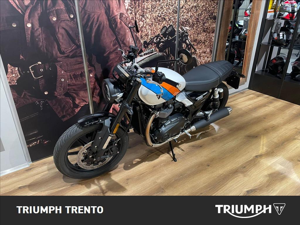 TRIUMPH Speed Twin 900 Pure White/Blue/Orange Abs