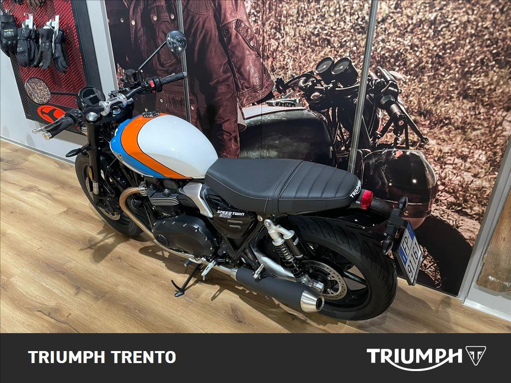 TRIUMPH Speed Twin 900 Pure White/Blue/Orange Abs