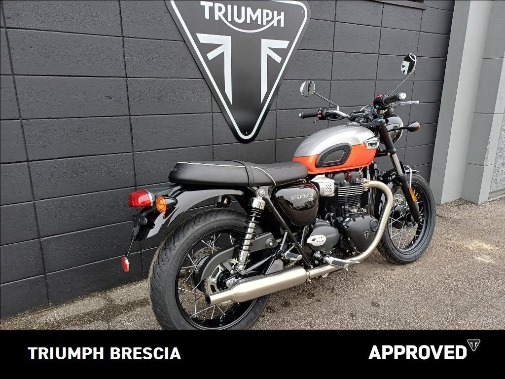 TRIUMPH Bonneville 900 T100 Aluminium/Baja Orange E5+ #2