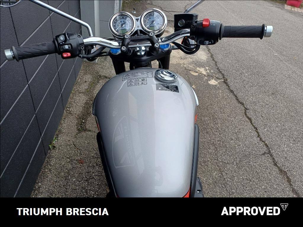 TRIUMPH Bonneville 900 T100 Aluminium/Baja Orange E5+ #8