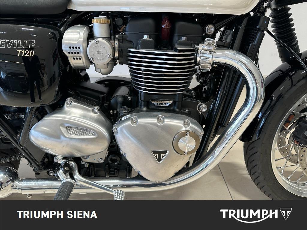 TRIUMPH Bonneville 1200 T120 Jet Black/Fusion White Abs E5+