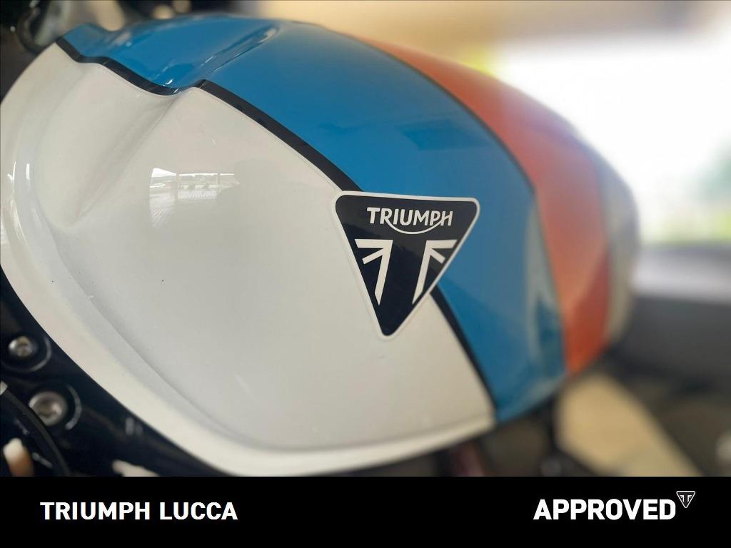 TRIUMPH Speed Twin 900 Pure White/Blue/Orange Abs