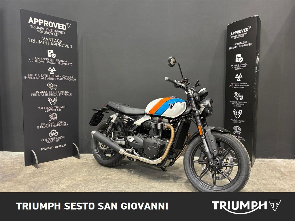 TRIUMPH Speed Twin 900 Pure White/Blue/Orange Abs #1