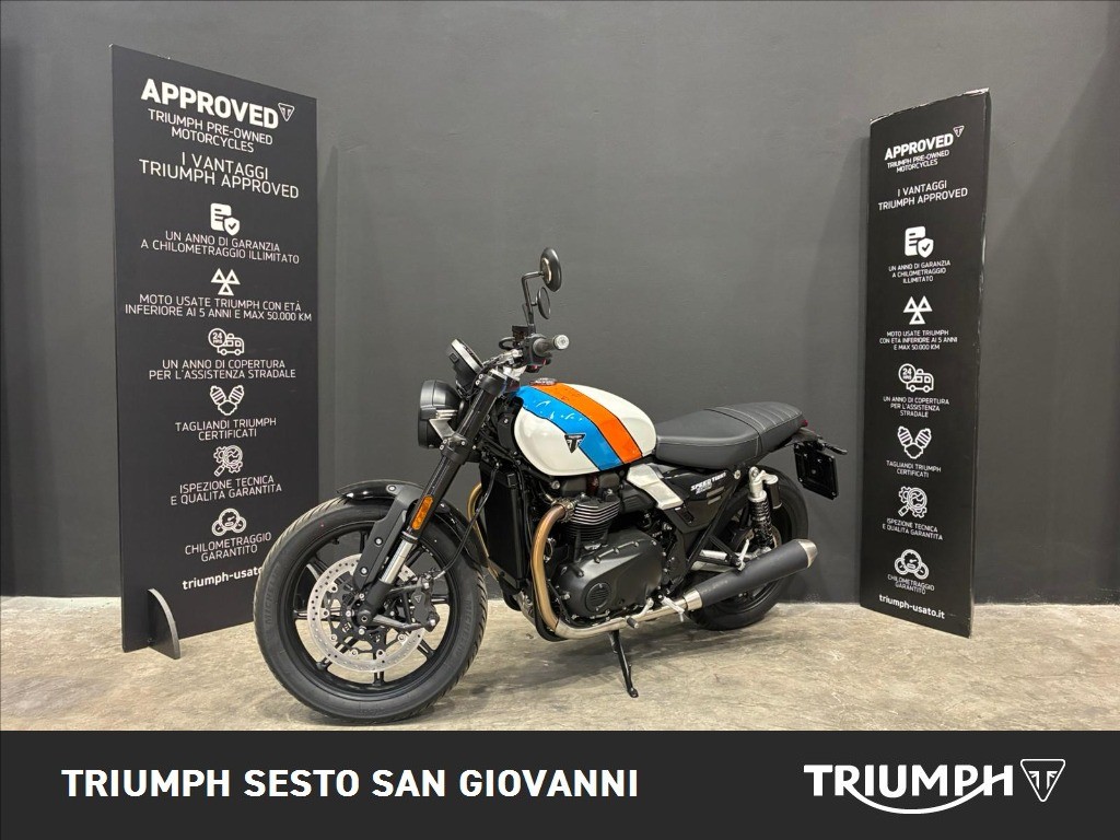 TRIUMPH Speed Twin 900 Pure White/Blue/Orange Abs #3