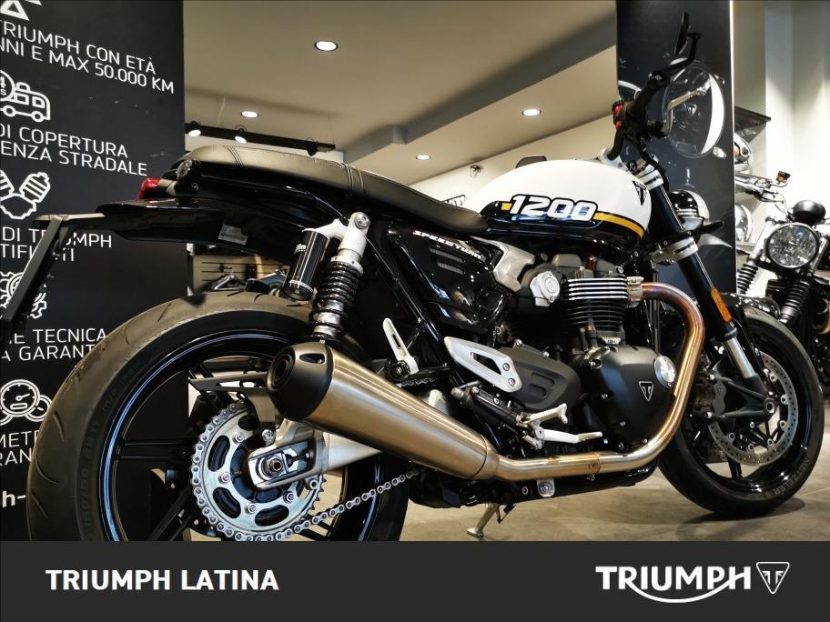 TRIUMPH Speed Twin 1200 Crystal White/Sapphire Black Abs