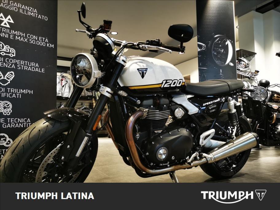TRIUMPH Speed Twin 1200 Crystal White/Sapphire Black Abs