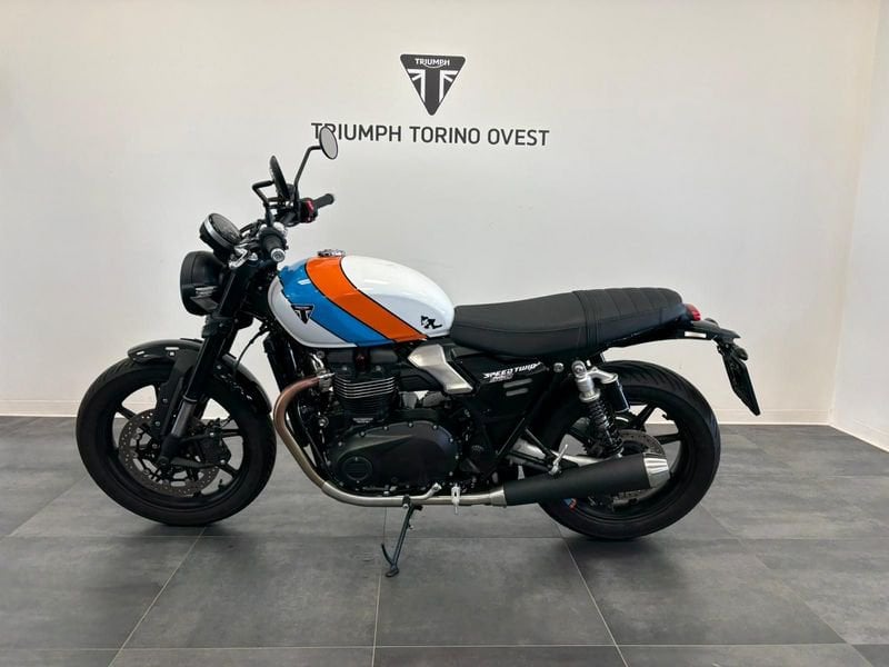 TRIUMPH Speed Twin 900 Pure White/Blue/Orange Abs #2
