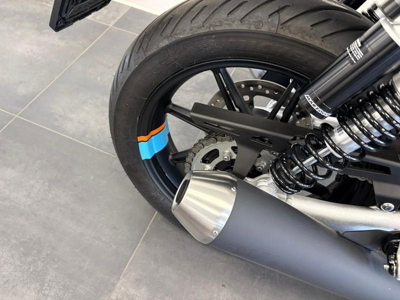 TRIUMPH Speed Twin 900 Pure White/Blue/Orange Abs #6