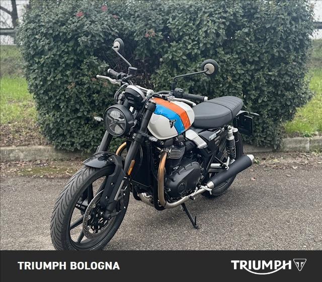 TRIUMPH Speed Twin 900 Pure White/Blue/Orange Abs