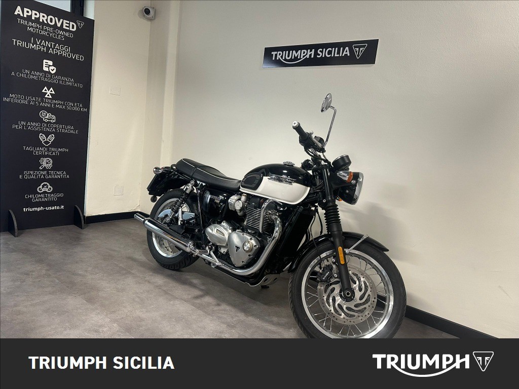 TRIUMPH Bonneville 1200 T120 Jet Black/Fusion White Abs E5
