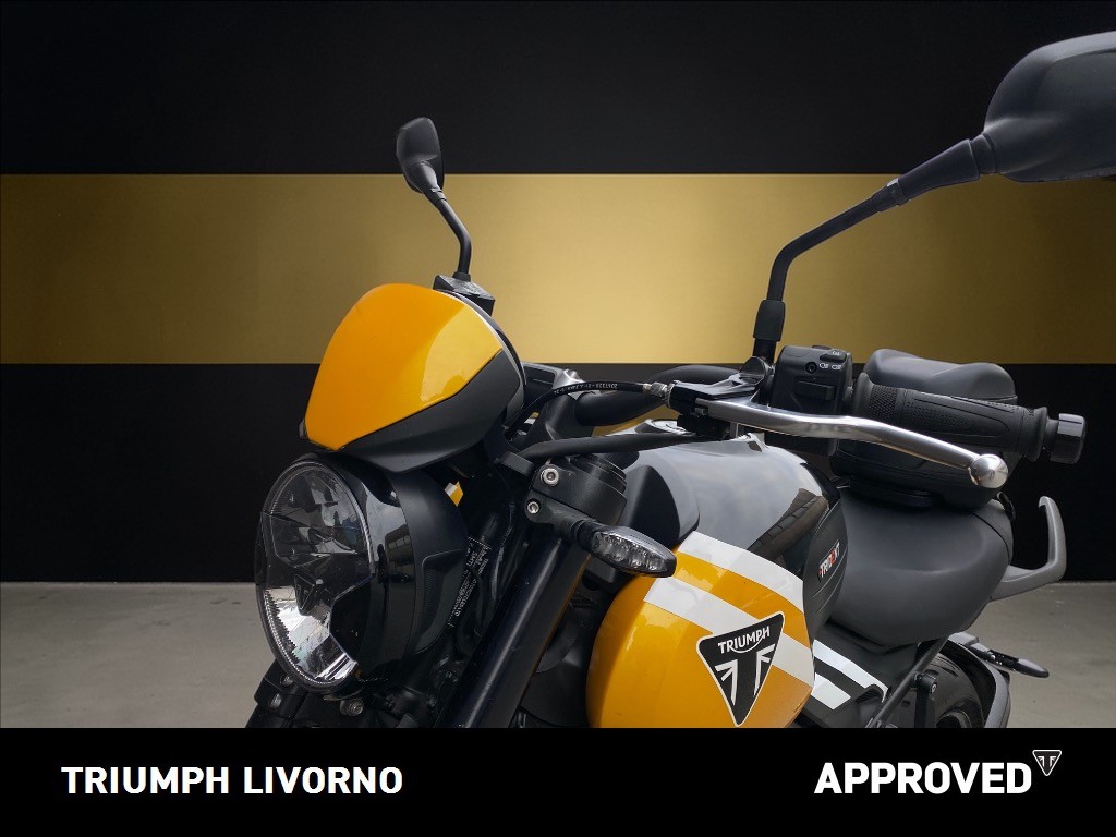 TRIUMPH Trident 660 Cosmic Yellow / Sapphire Black Abs