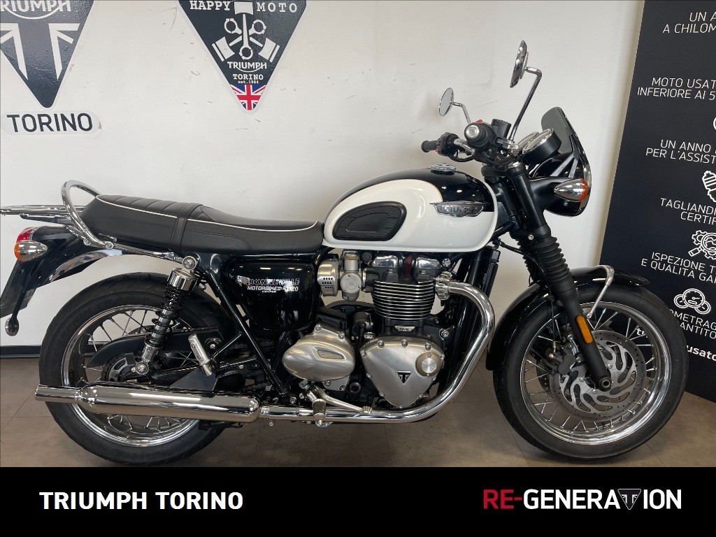TRIUMPH Bonneville 1200 T120 Jet Black/Fusion White Abs E5
