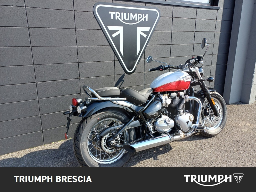 TRIUMPH Bonneville 1200 Speedmaster Snowdonia/Cranberry Red E5+