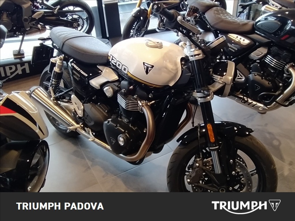 TRIUMPH Speed Twin 1200 Crystal White/Sapphire Black Abs
