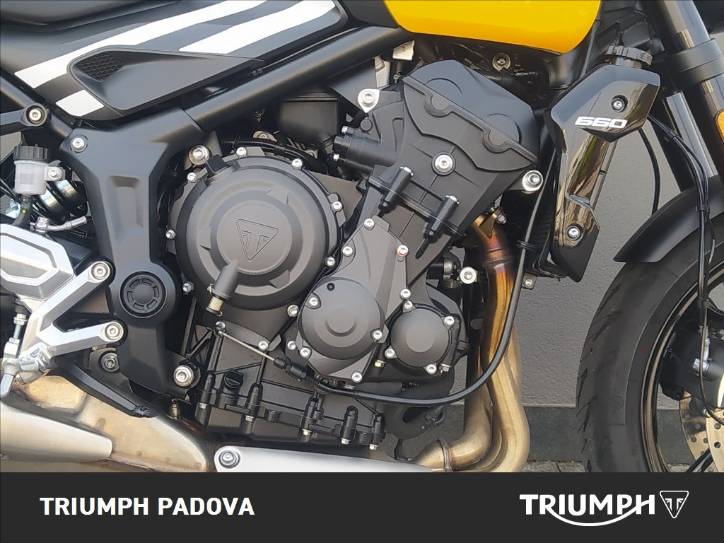 TRIUMPH Trident 660 Cosmic Yellow / Sapphire Black Abs