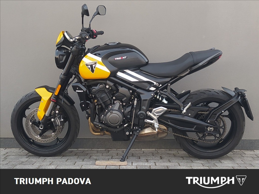 TRIUMPH Trident 660 Cosmic Yellow / Sapphire Black Abs
