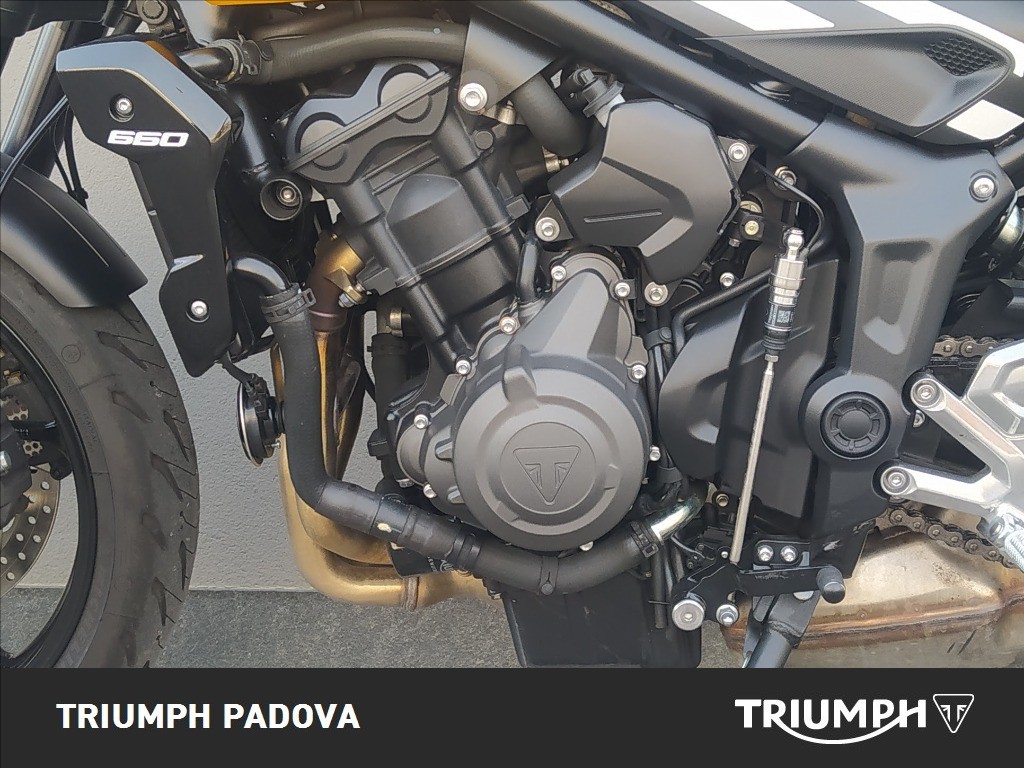 TRIUMPH Trident 660 Cosmic Yellow / Sapphire Black Abs