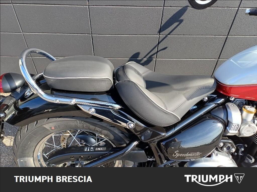 TRIUMPH Bonneville 1200 Speedmaster Snowdonia/Cranberry Red E5+