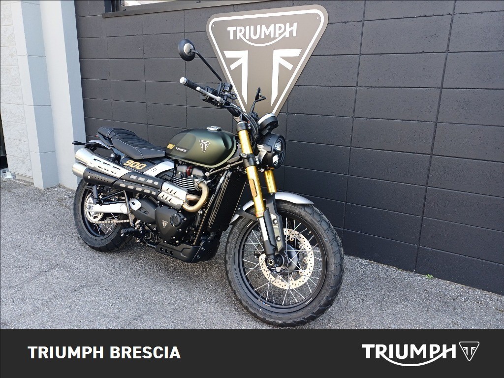TRIUMPH Scrambler 900 Matt Khaki Green / Matt Phantom Black Abs