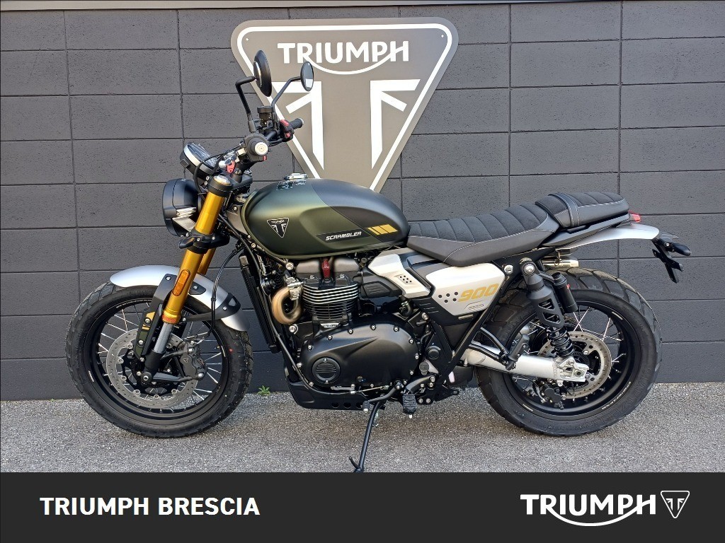 TRIUMPH Scrambler 900 Matt Khaki Green / Matt Phantom Black Abs