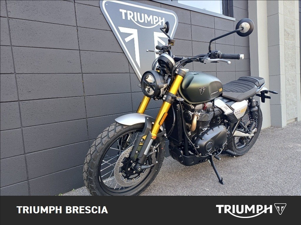 TRIUMPH Scrambler 900 Matt Khaki Green / Matt Phantom Black Abs