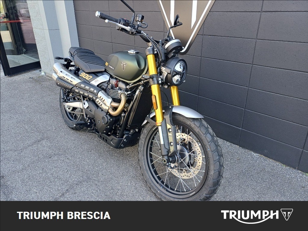 TRIUMPH Scrambler 900 Matt Khaki Green / Matt Phantom Black Abs