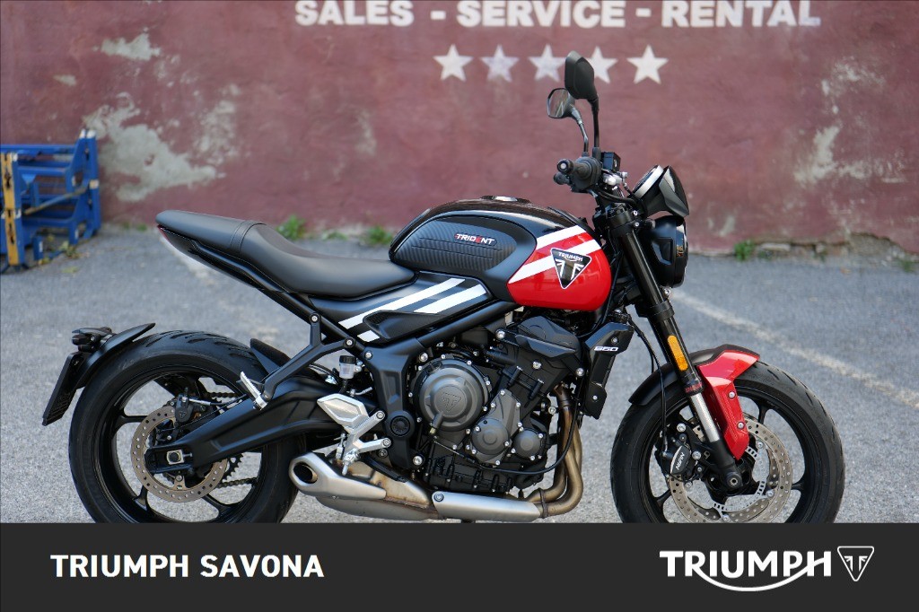 TRIUMPH Trident 660 Diablo Red / Sapphire Black Abs