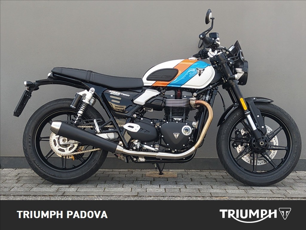 TRIUMPH Speed Twin 900 Pure White/Blue/Orange Abs
