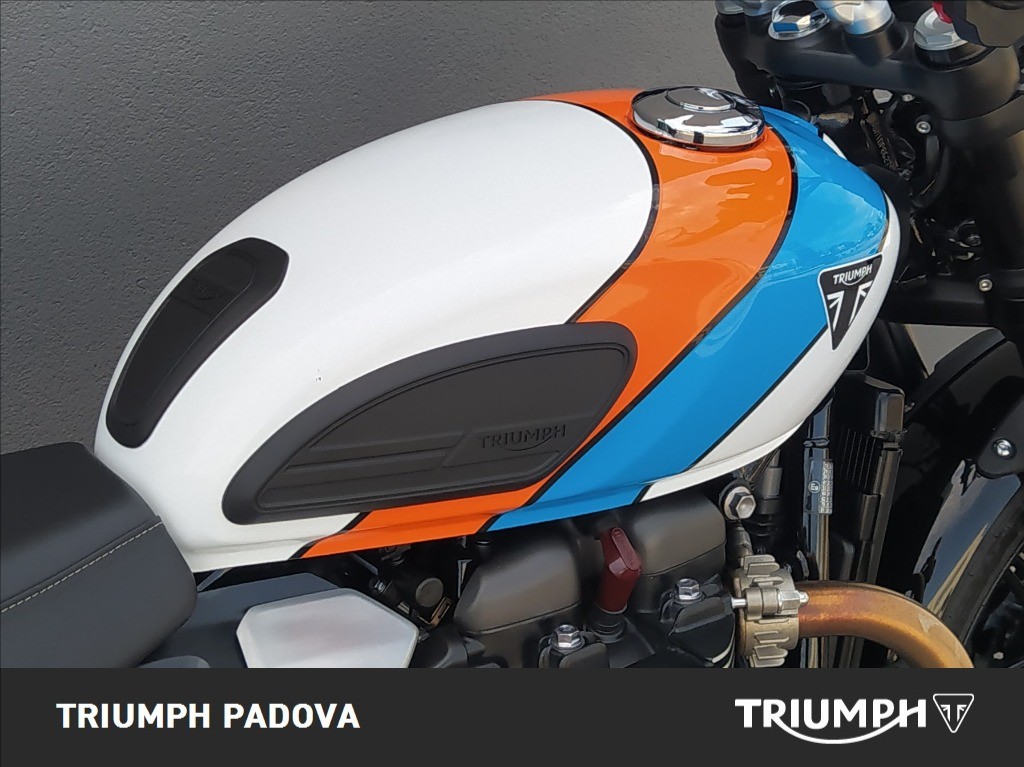 TRIUMPH Speed Twin 900 Pure White/Blue/Orange Abs