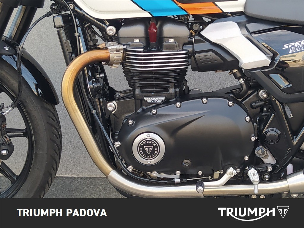 TRIUMPH Speed Twin 900 Pure White/Blue/Orange Abs