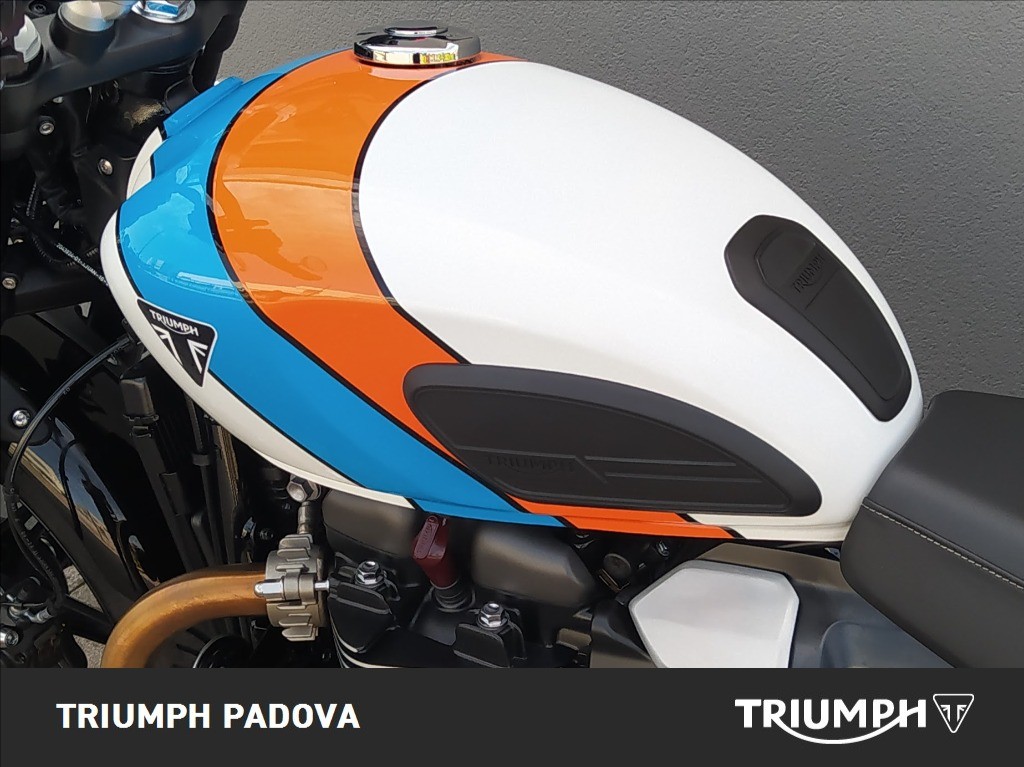 TRIUMPH Speed Twin 900 Pure White/Blue/Orange Abs