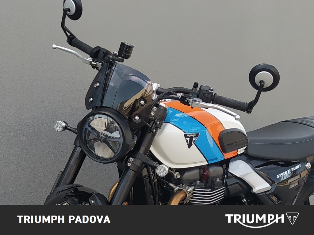 TRIUMPH Speed Twin 900 Pure White/Blue/Orange Abs