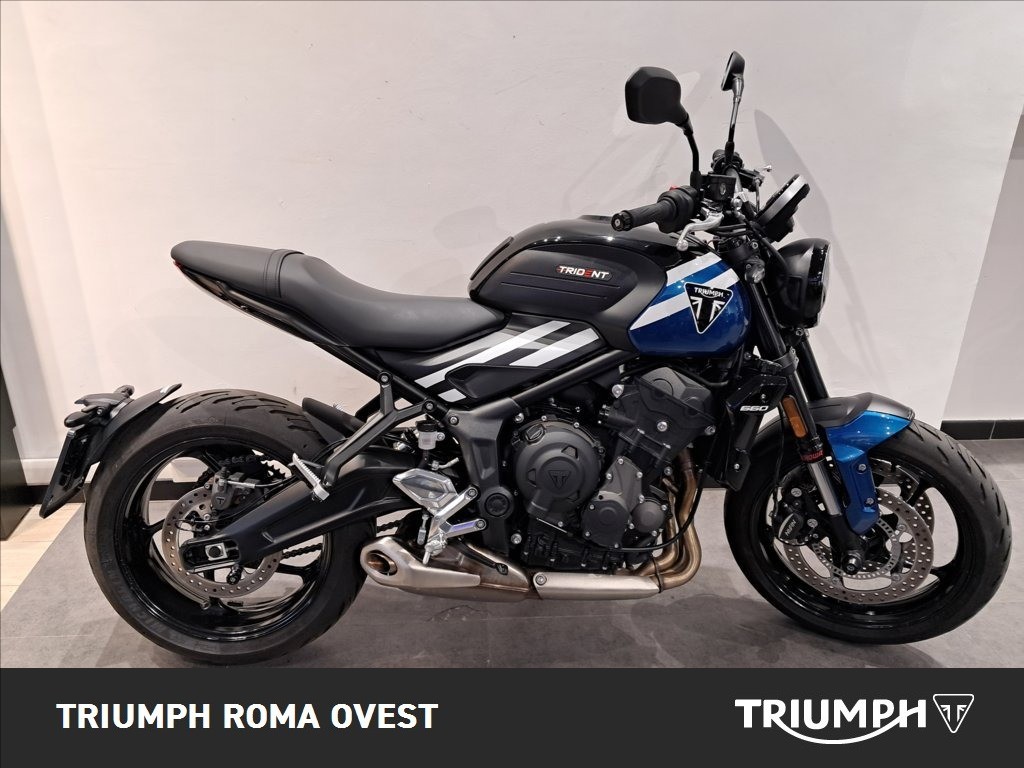 TRIUMPH Trident 660 Cobalt Blue / Sapphire Black Abs