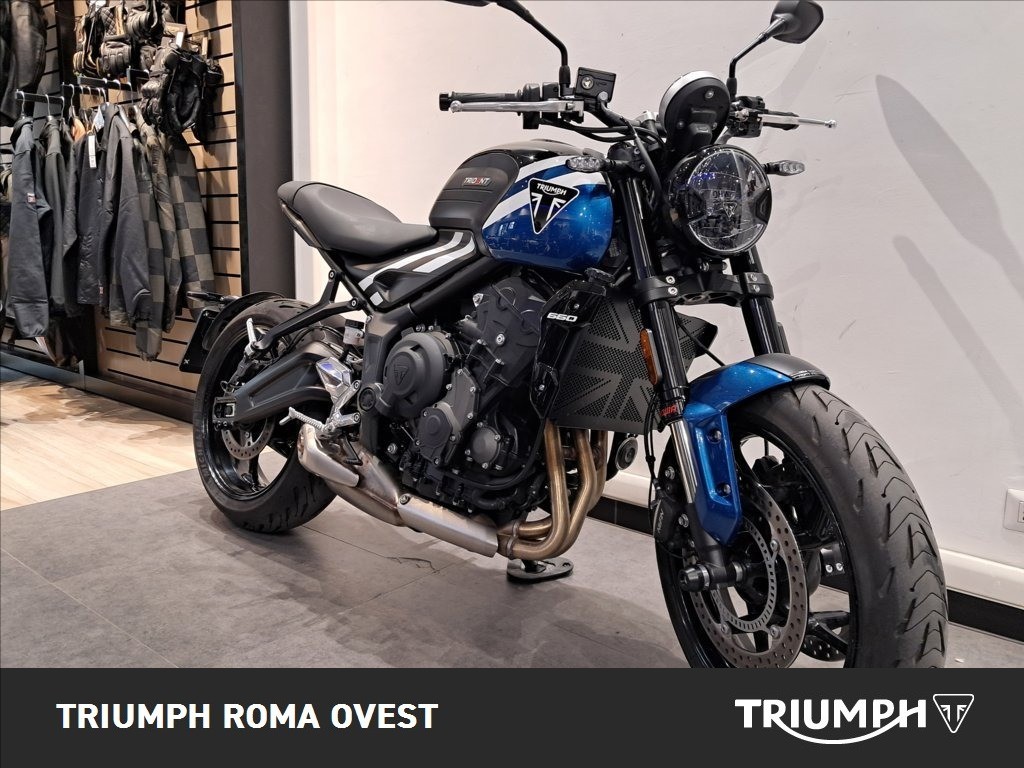 TRIUMPH Trident 660 Cobalt Blue / Sapphire Black Abs