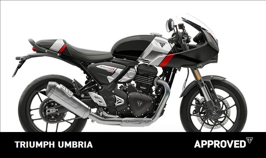 TRIUMPH Thruxton 400 Phantom Black / Aluminium Silver Abs