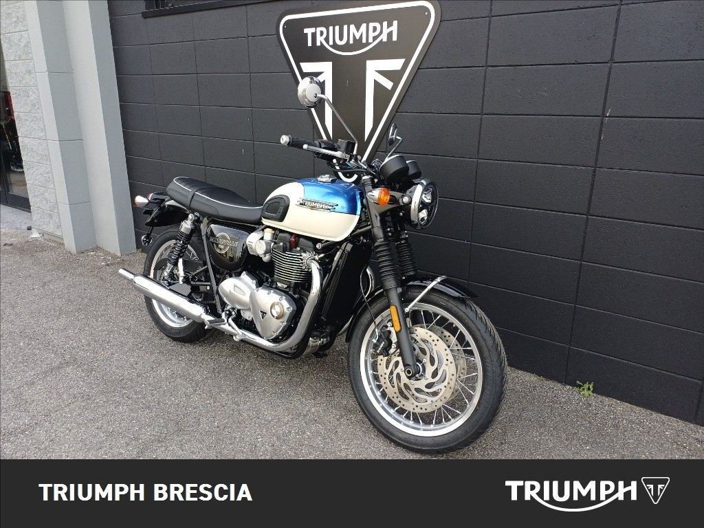 TRIUMPH Bonneville 1200 T120 Aegean Blue / New England White Abs my2