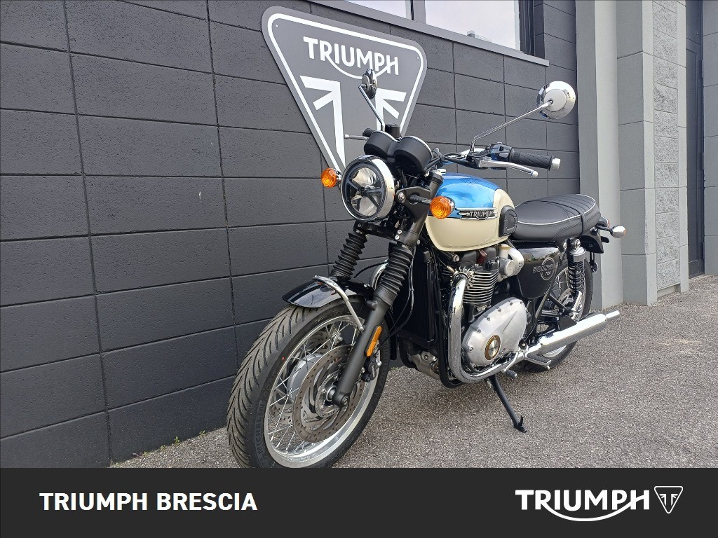 TRIUMPH Bonneville 1200 T120 Aegean Blue / New England White Abs my2