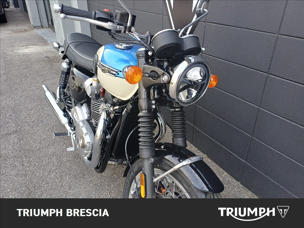 TRIUMPH Bonneville 1200 T120 Aegean Blue / New England White Abs my2