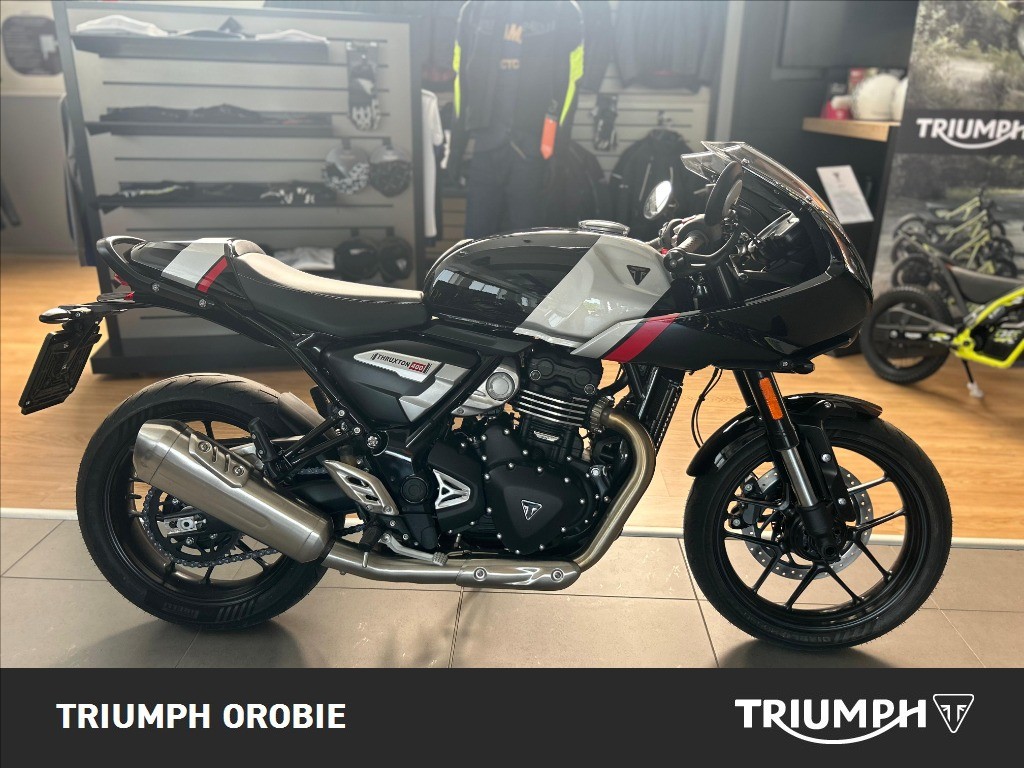 TRIUMPH Thruxton 400 Phantom Black / Aluminium Silver Abs