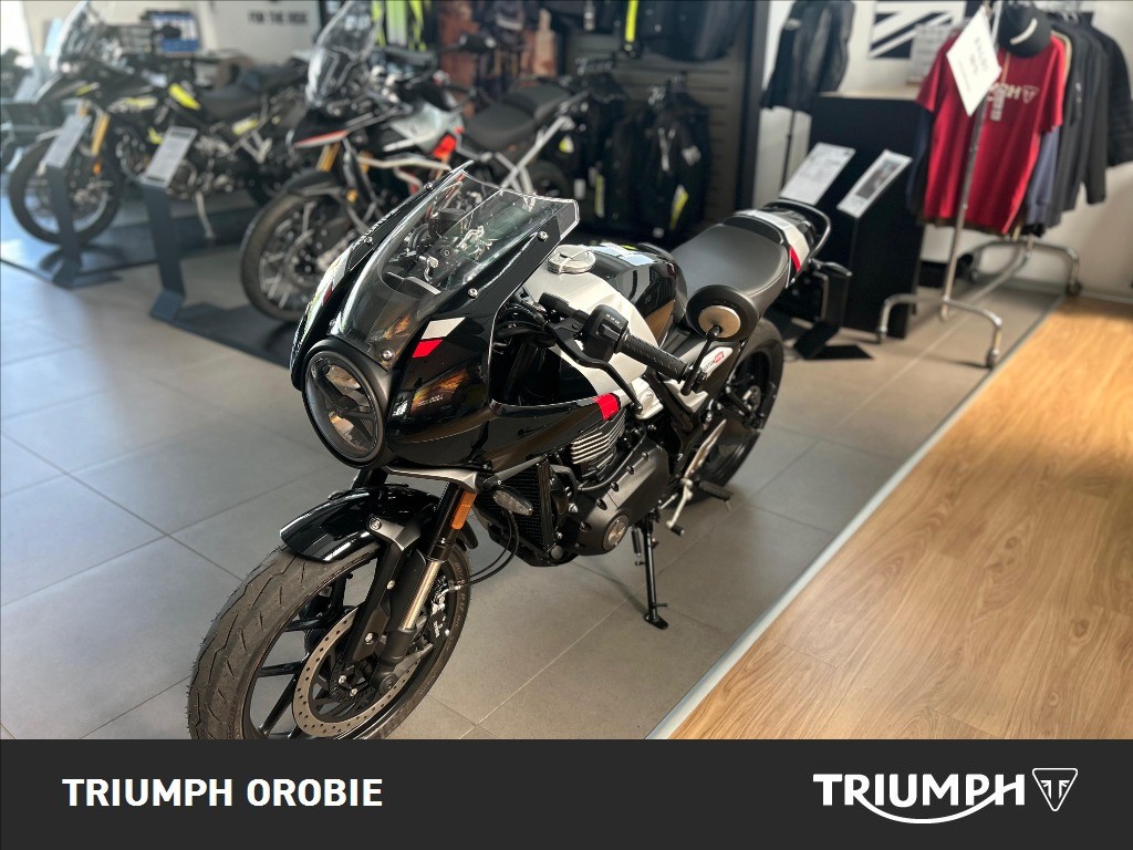 TRIUMPH Thruxton 400 Phantom Black / Aluminium Silver Abs