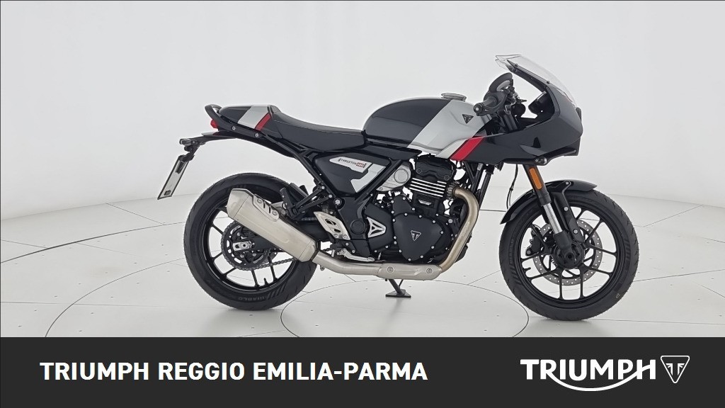 TRIUMPH Thruxton 400 Phantom Black / Aluminium Silver Abs
