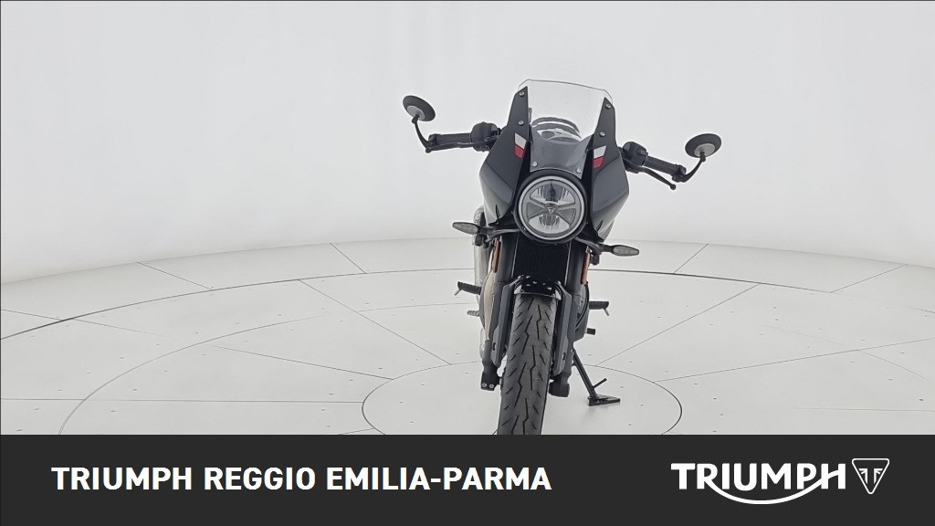 TRIUMPH Thruxton 400 Phantom Black / Aluminium Silver Abs